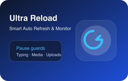 Ultra Reload popup preview